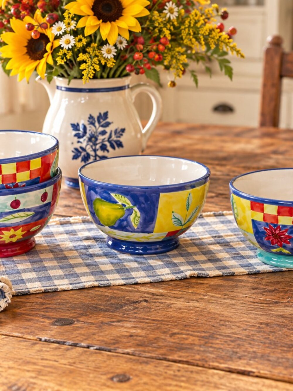 Certified International Bowl Set Colorful Summer of 4